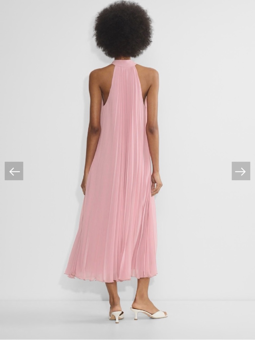 Aritzia Elegant Pink Sleeveless Dress - Picture 5 of 6